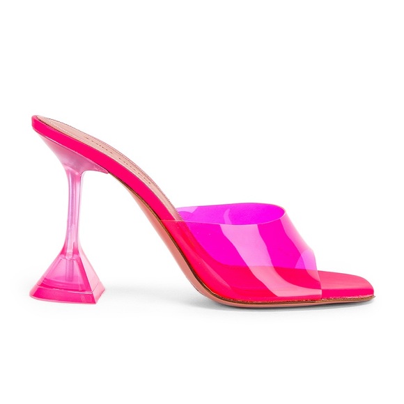 amina muaddi pvc mule
